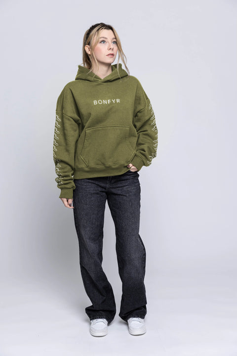 PILOT CROPPED HOODIE