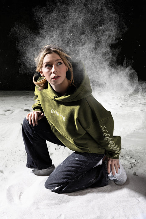 PILOT CROPPED HOODIE